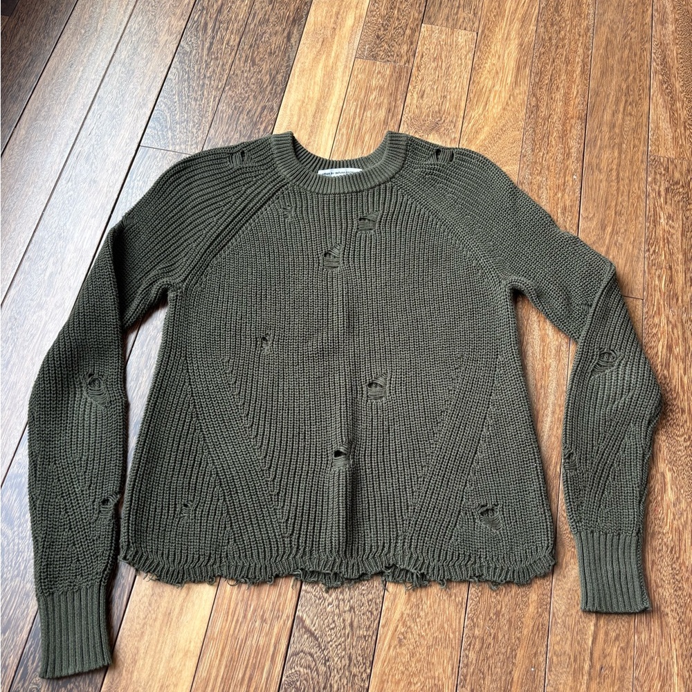 Olive Green Women's Sweater